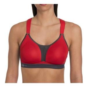 NEW ANITA dynamix star maximum support sport bra in red